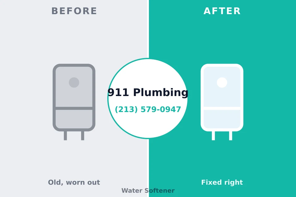Before and after: plumbing repair Leavittsburg, OH